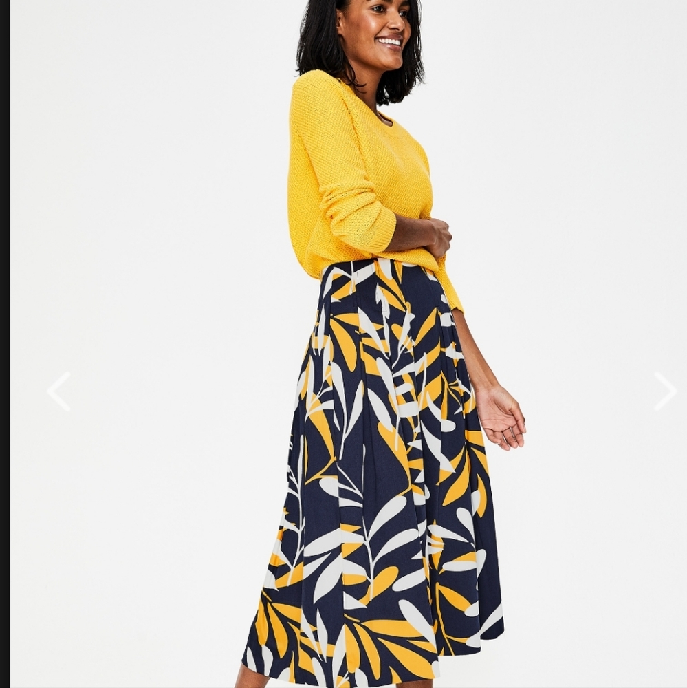 Boden Theodore Pleated skirt